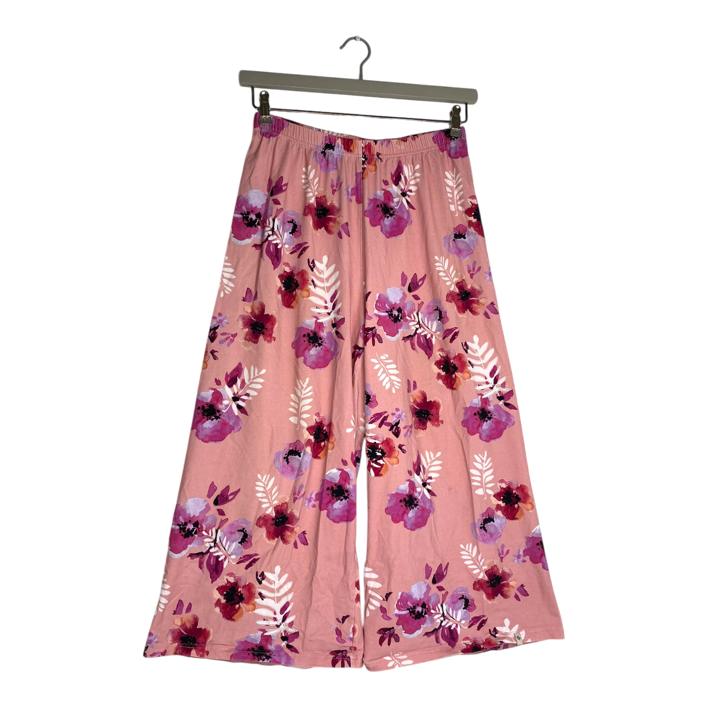 Kaiko culottes, pink flower | woman M