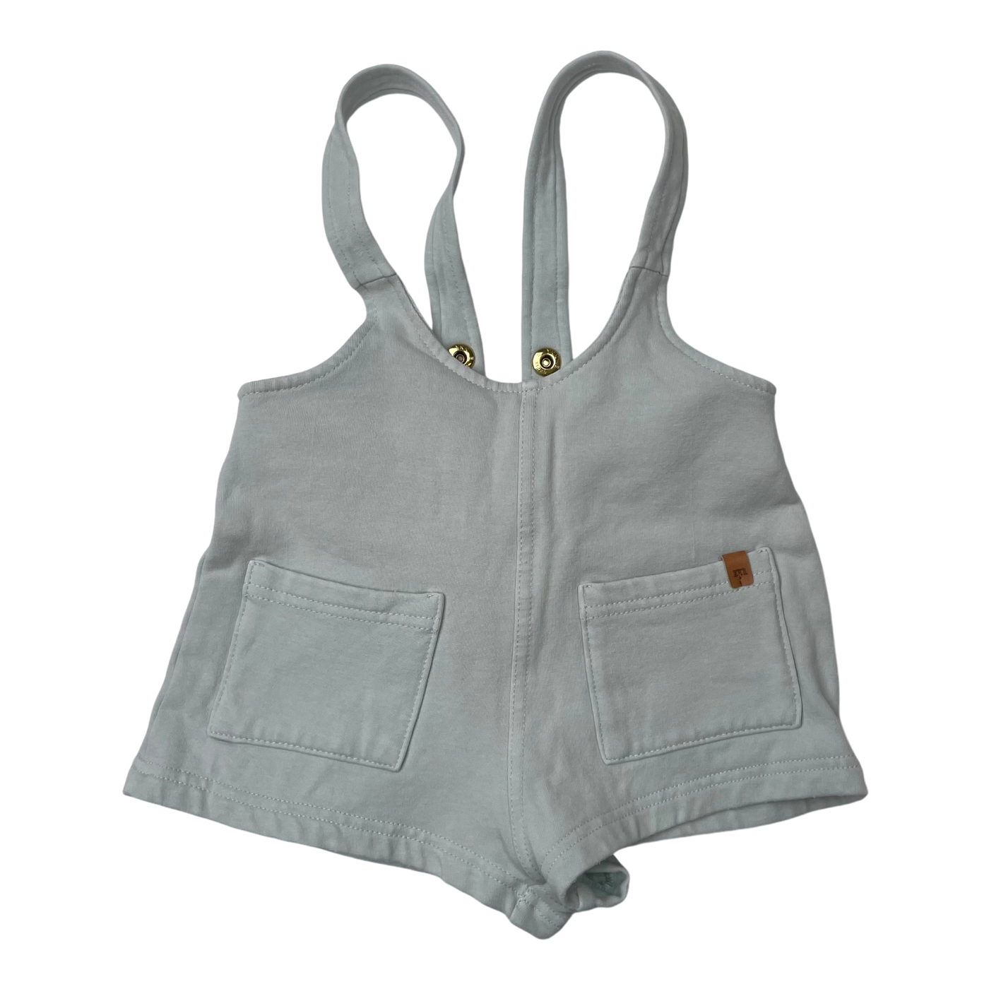 Metsola sweat dungarees, baby blue | 50/56cm