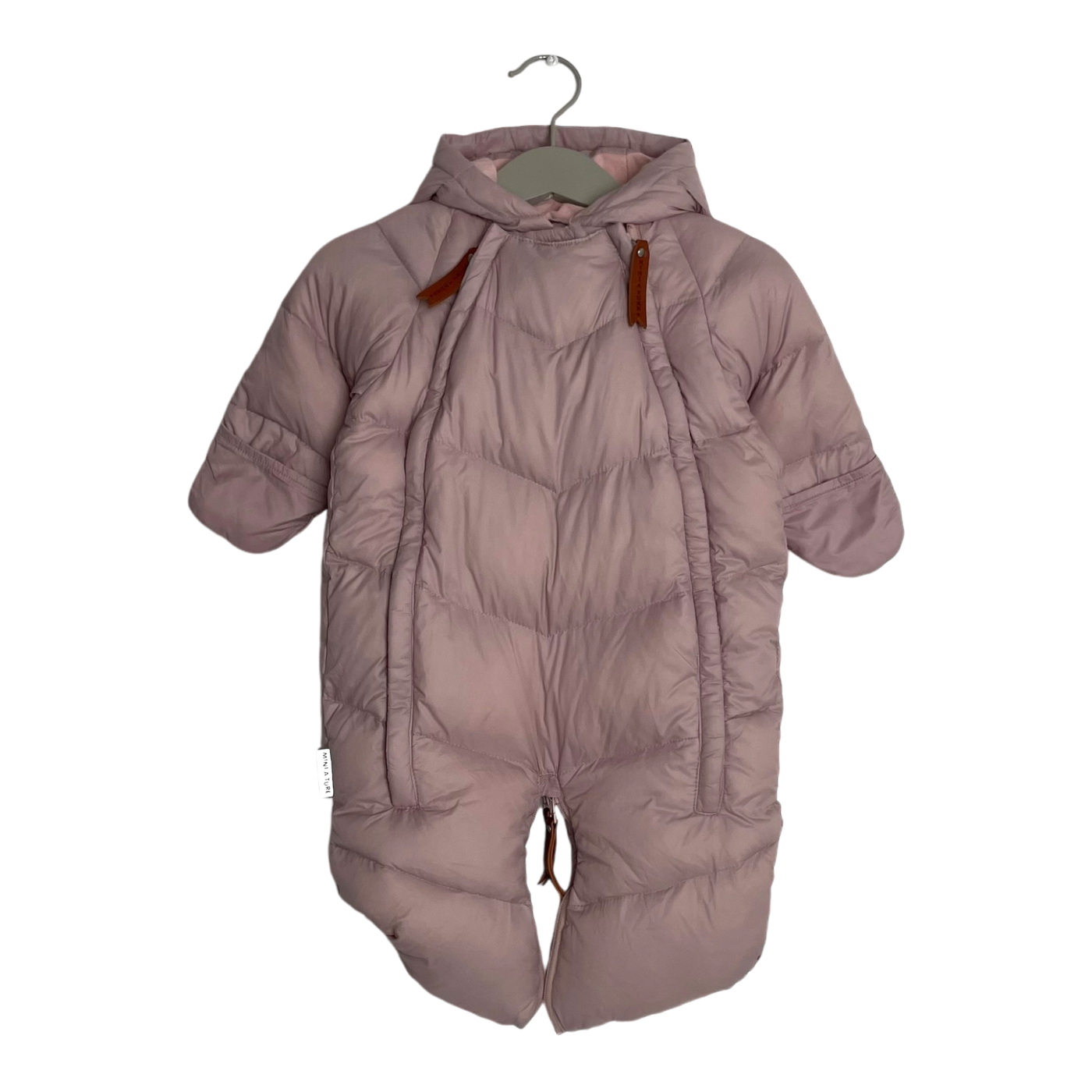 Mini A Ture winter pramsuit, pink | 62/68cm