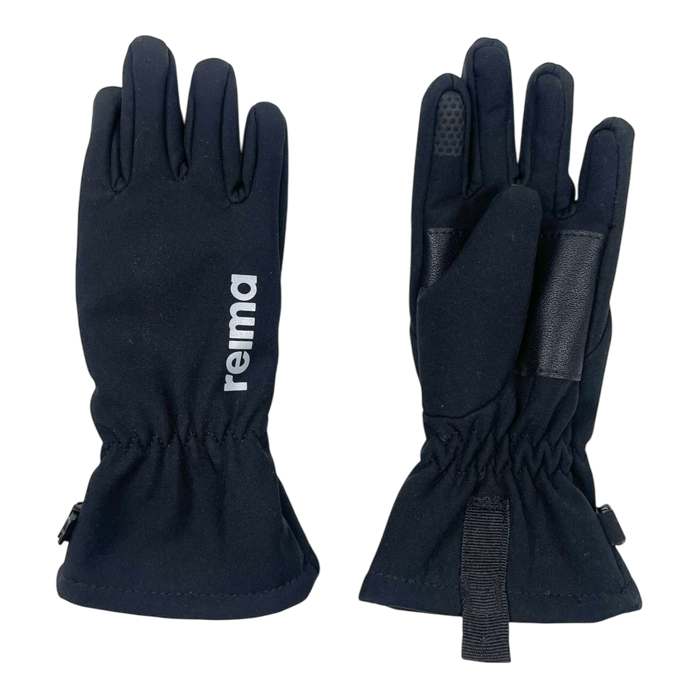 Reima tehden mid-season gloves, black | 2-4y