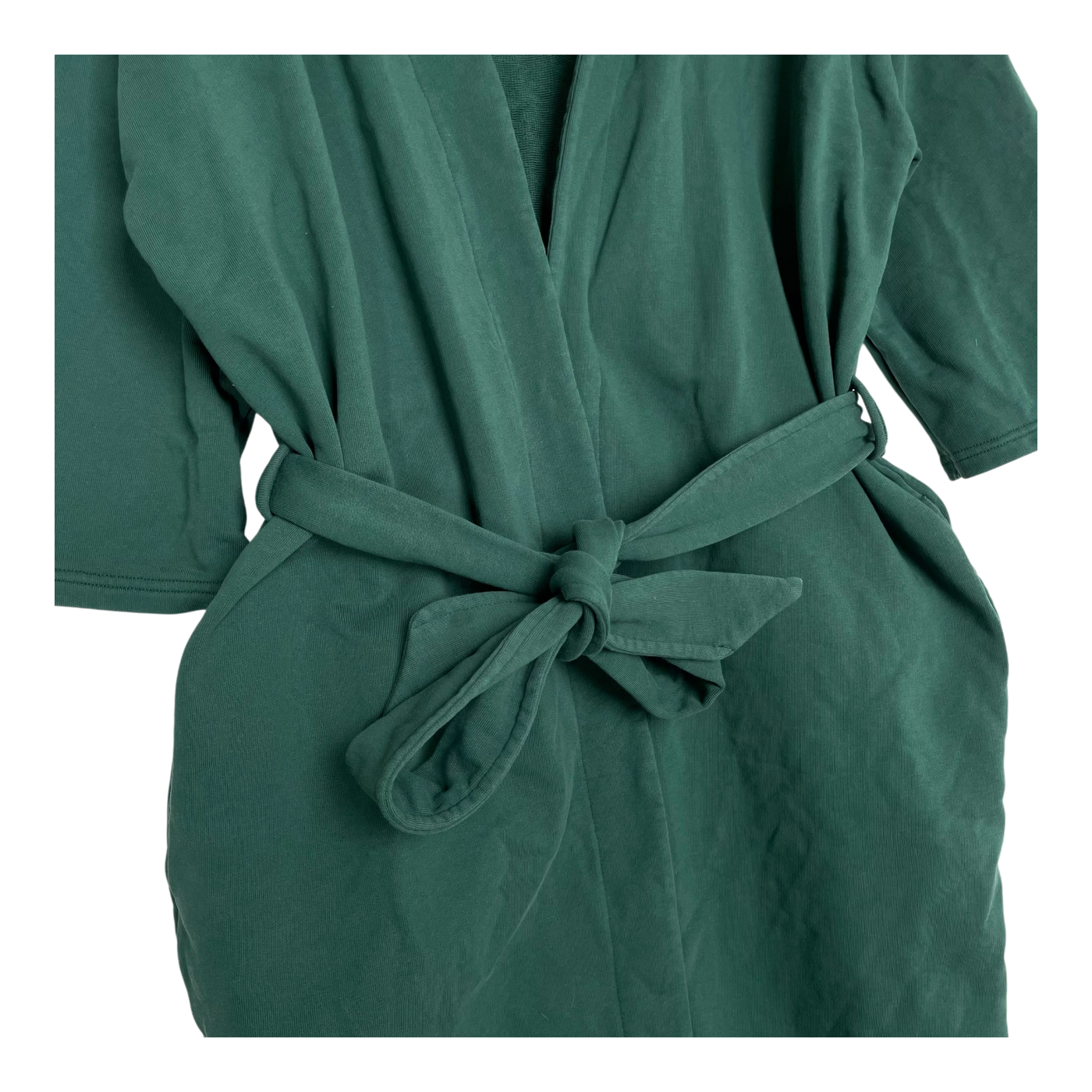 Riva Clothing sweat wrap kimono, hunter green | woman S/M