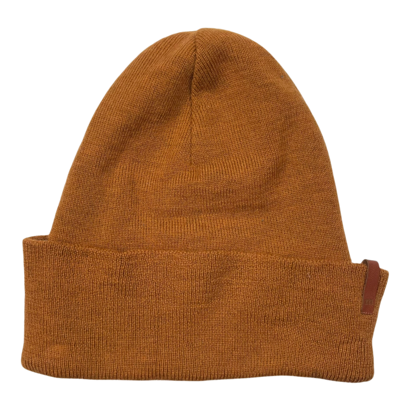 Metsola merino wool beanie, carrot orange | 7-8y