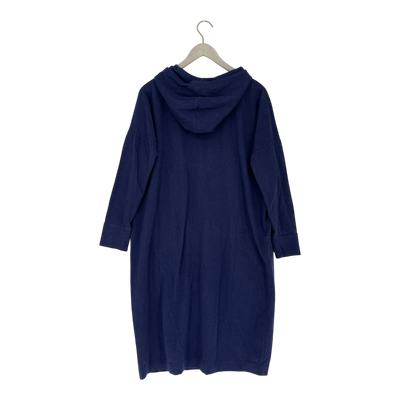 Papu giant hoodie dress, midnight blue | woman M