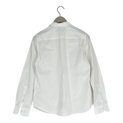 Peak performance button up shirt, white | woman M