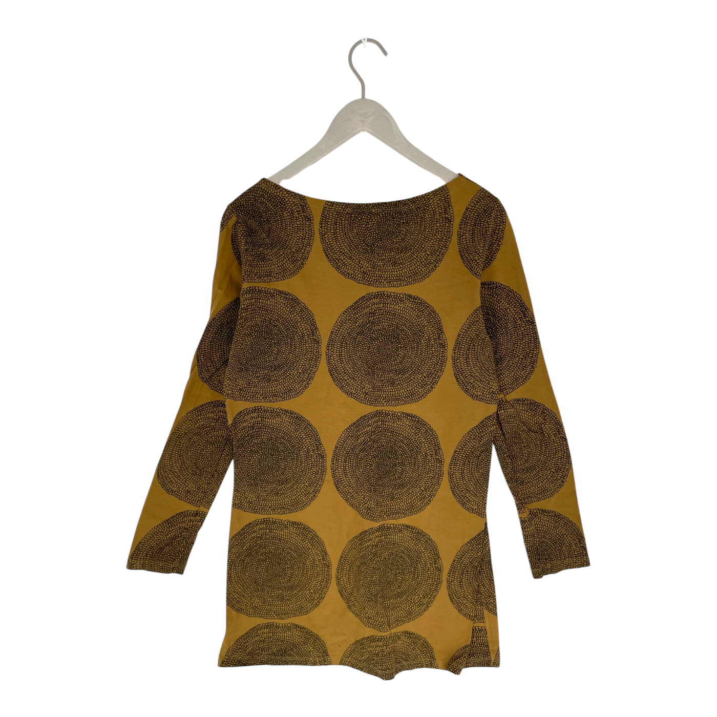 Marimekko tricot tunic shirt, brown | woman L