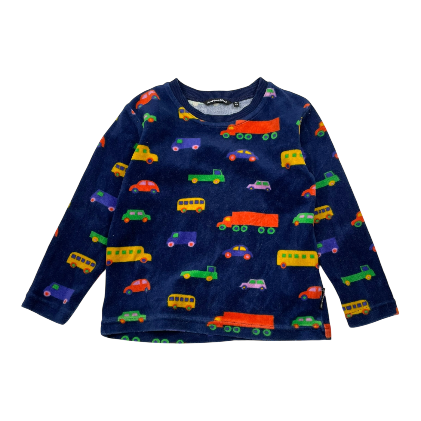 Marimekko terry shirt, cars | 92/98cm