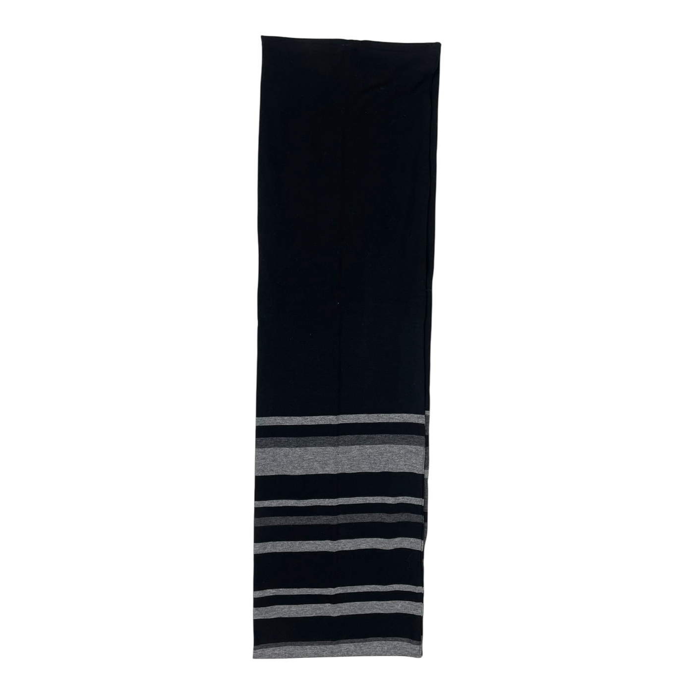 Ritva Falla tricot tube scarf, stripes/black