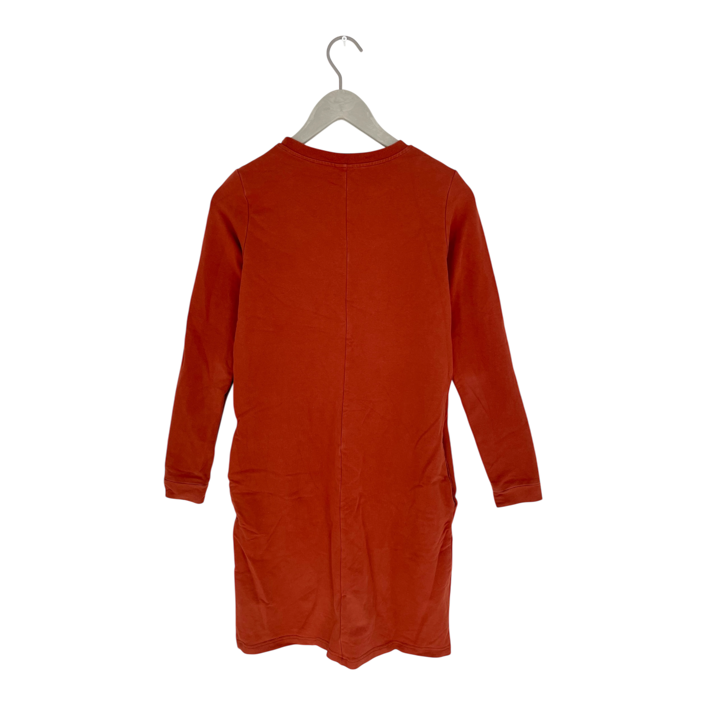 Kaiko ruffle sweat dress, rust | woman S