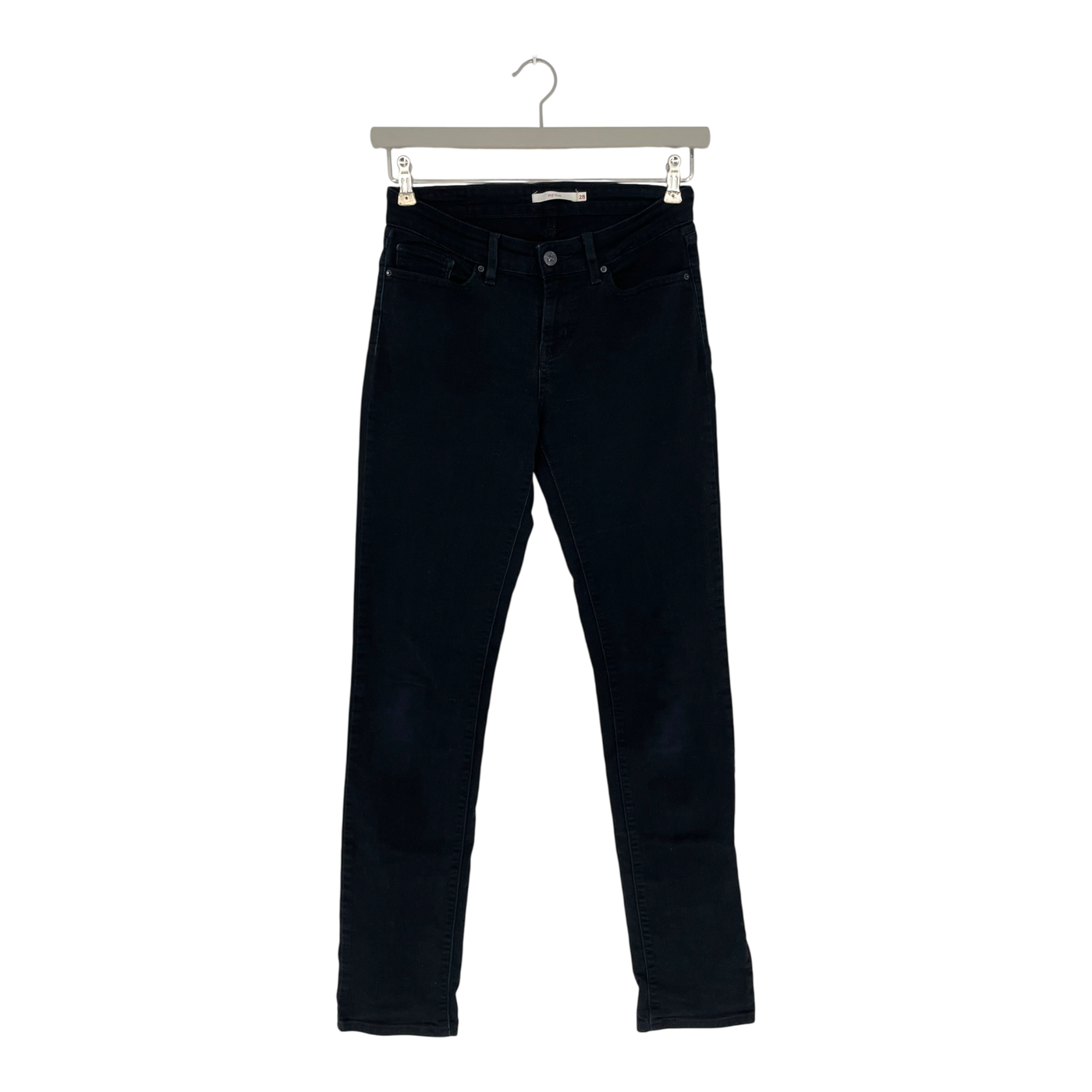 Levi's 712 slim jeans, black | woman 28"