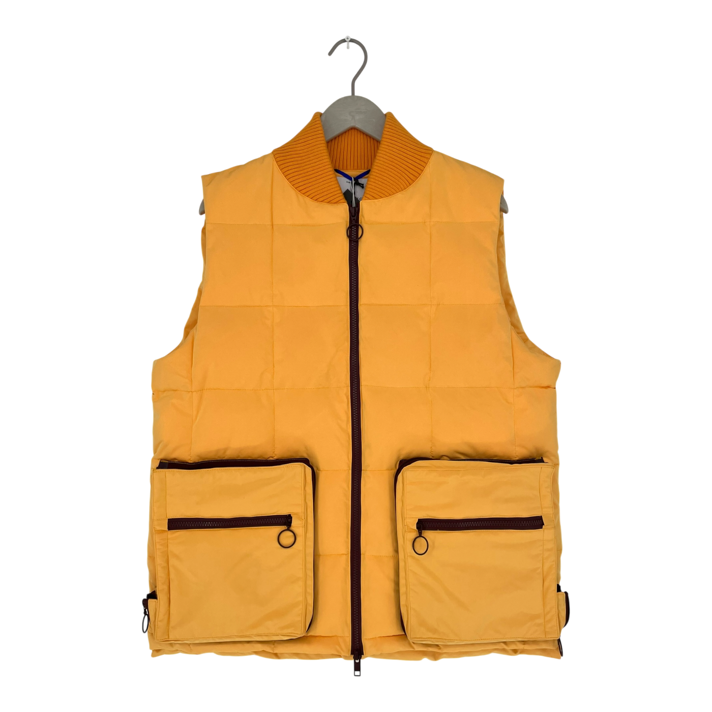 Embassy of Bricks and Logs warwick puffer vest, yellow | unisex L