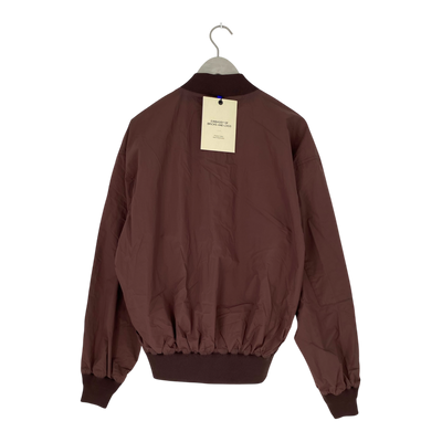 Embassy of Bricks and Logs khudi bomber jacket, plum | unisex S