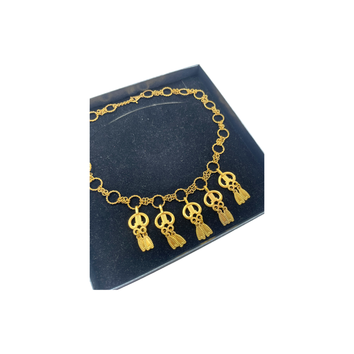 Kalevala Koru viipurin rinkilä necklace, bronze