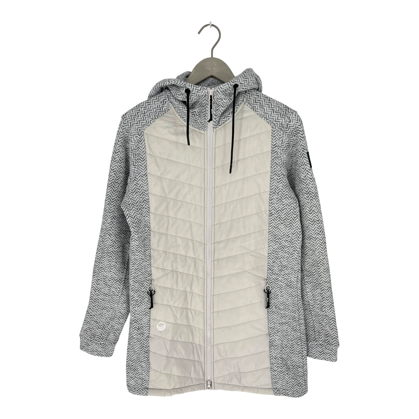 Halti padded jacket, grey  | woman 40