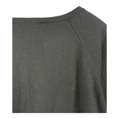 Busnel merino wool dress, olive green | woman 42