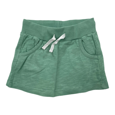 Mini Rodini jersey skirt, green | 92/98cm