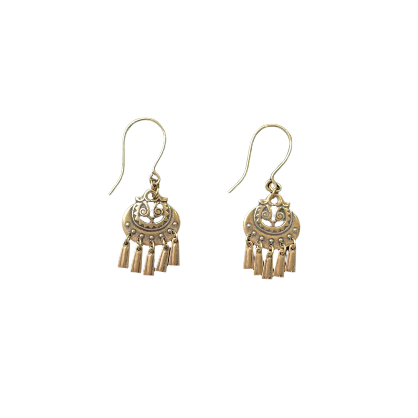 Kalevala Koru kuutar earrings, bronze