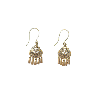 Kalevala Koru kuutar earrings, bronze