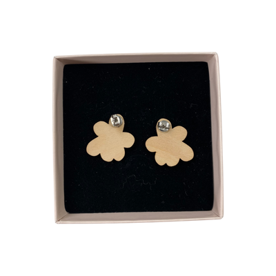 Maanantaimalli stud earrings, hearts