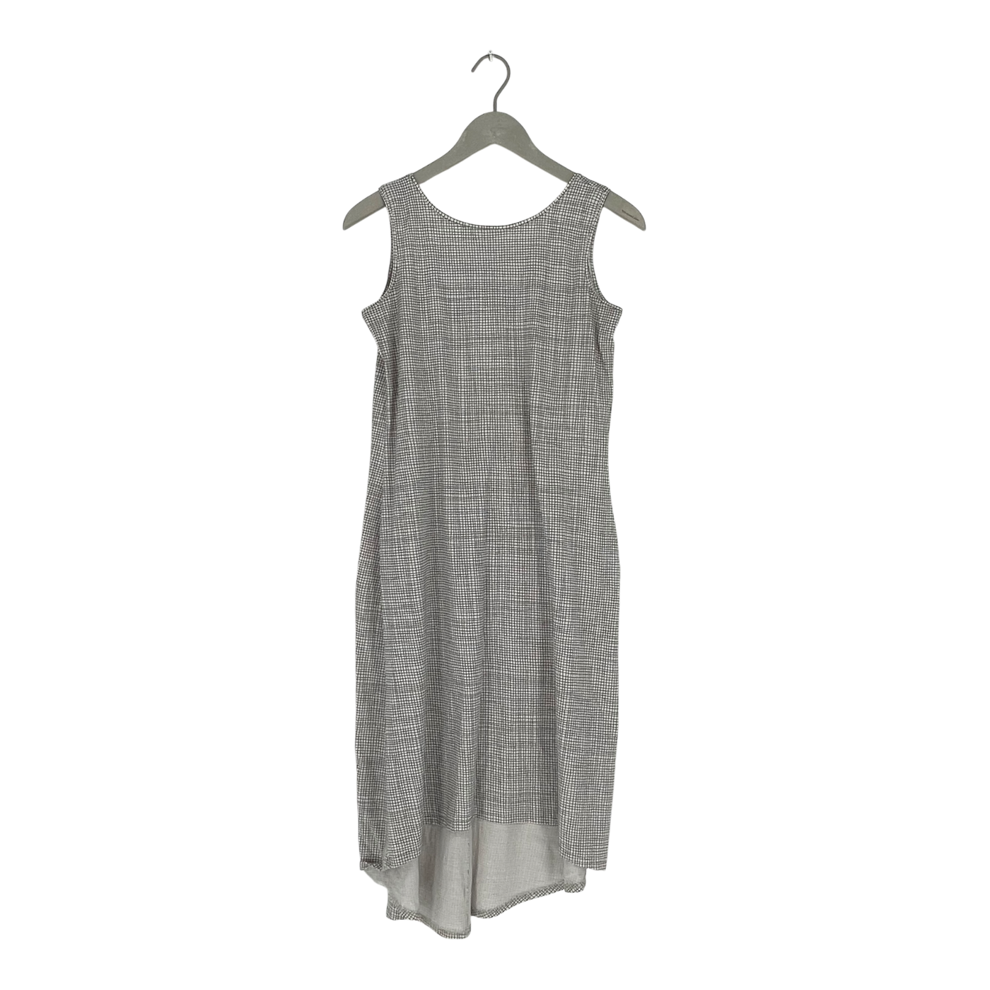 Papu sleeveless dress, grid | woman S