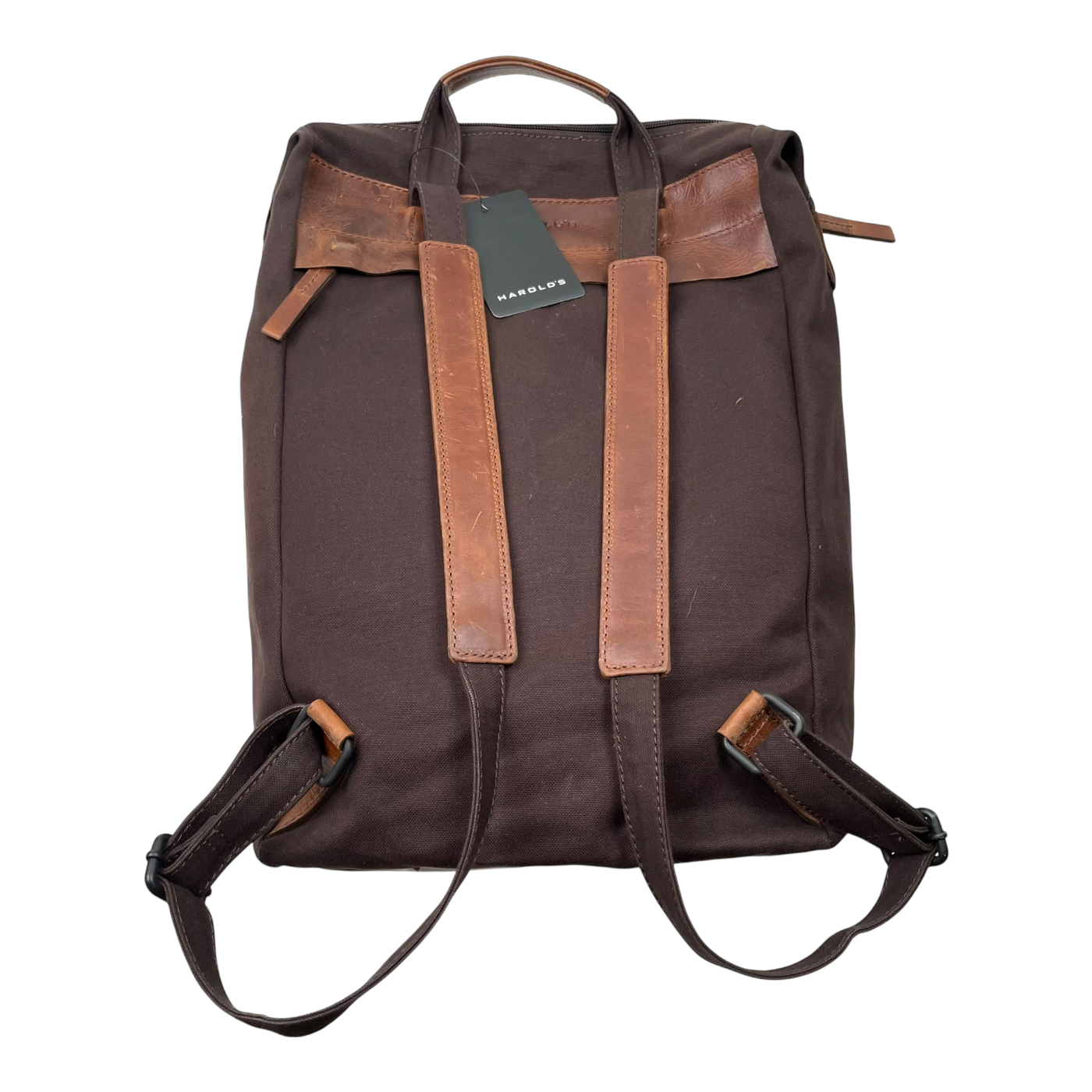 Harold's Bags wax backpack, brown