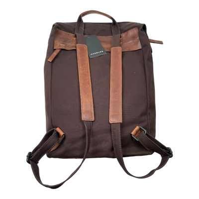 Harold's Bags wax backpack, brown