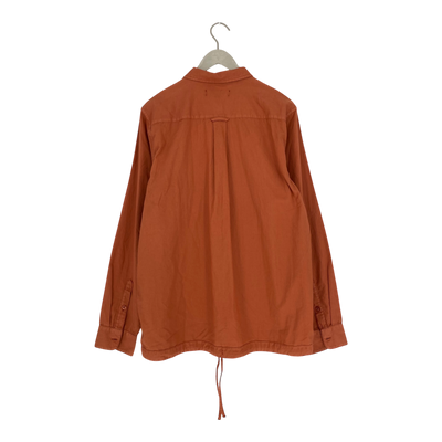 Dedicated collar shirt jacket, mahogany | man L