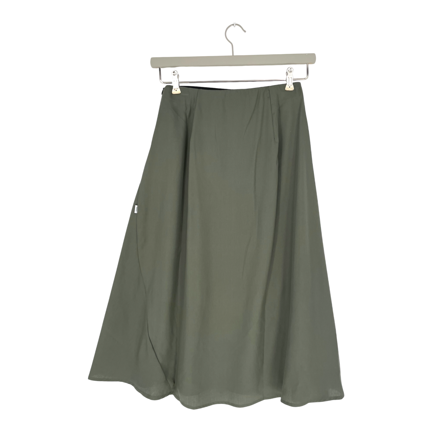 Makia wave midi skirt, thyme green | woman 36