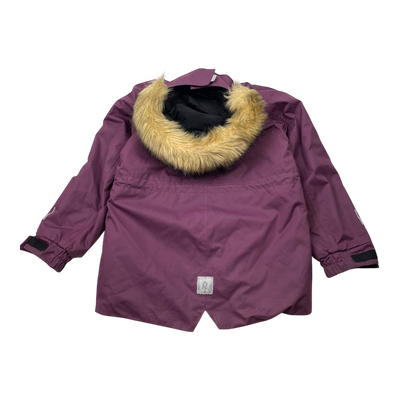 Reima winter jacket, purple | 134cm