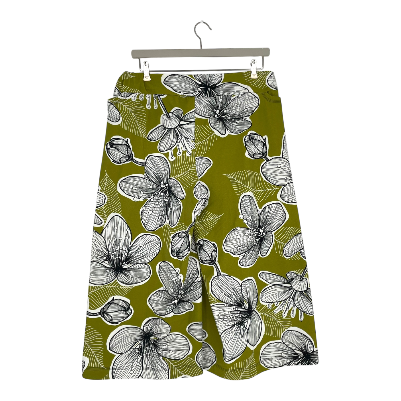Ommellinen skirt culottes, flowers | woman XL