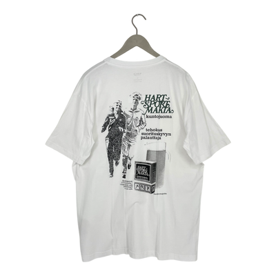 Makia logo t-shirt, white | unisex XL