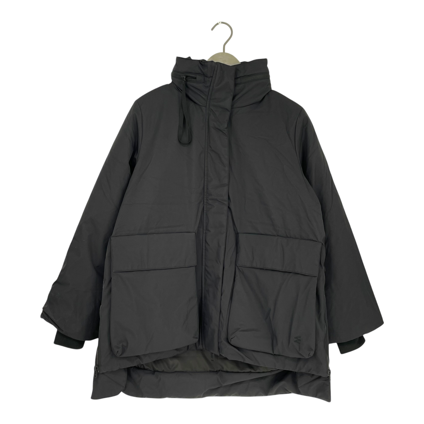 Embassy of Bricks and Logs lami short parka jacket, black | unisex S