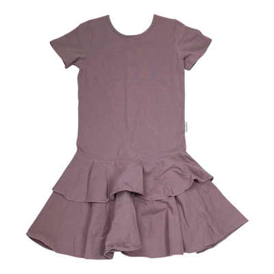 Gugguu t-shirt frilla dress, lavender | 140cm