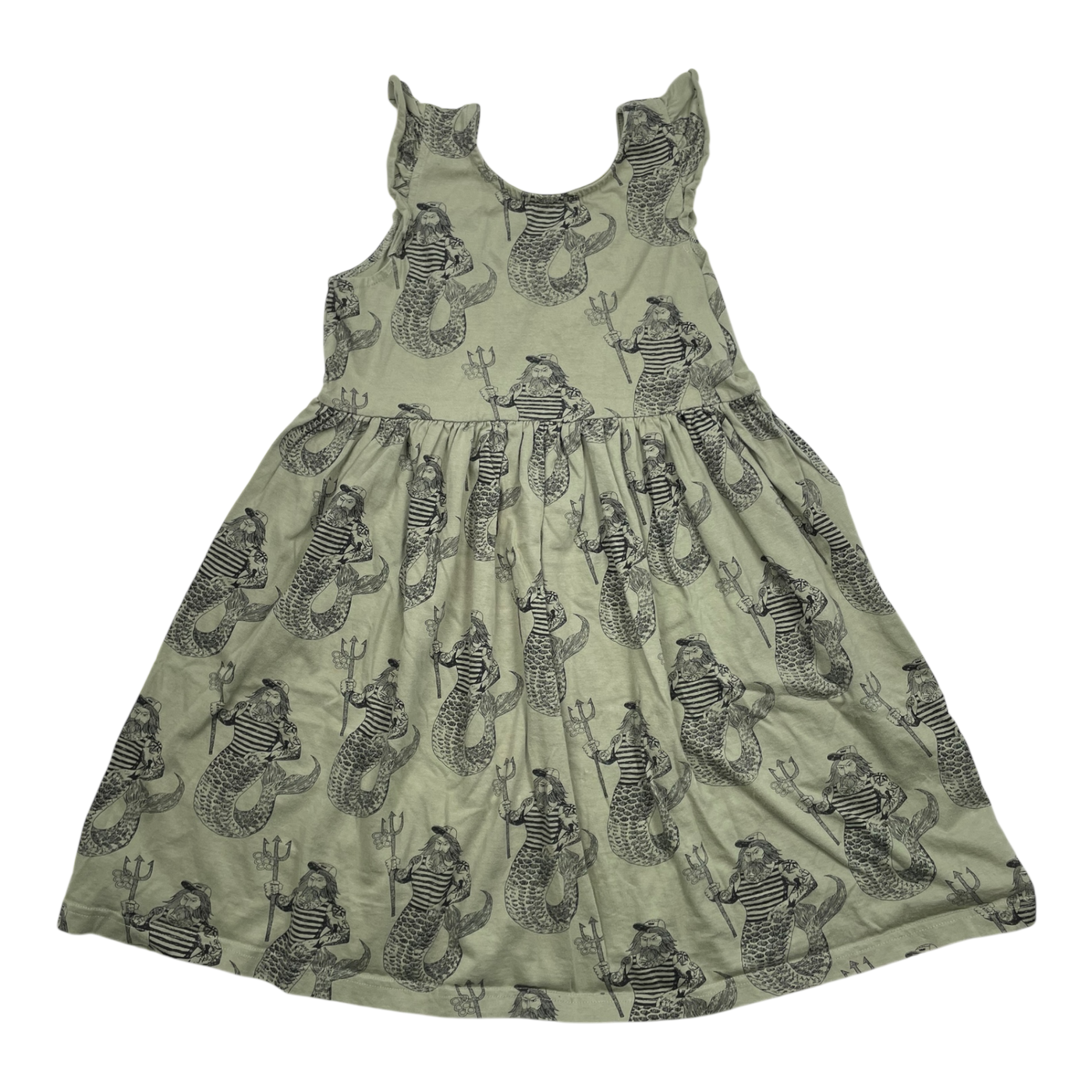 Mainio frill dress, merman | 134/140cm