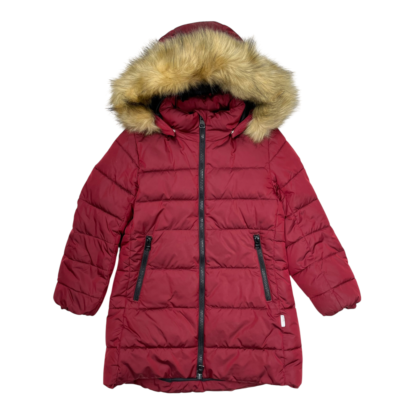 Reima lunta winter jacket, burgundy | 116cm