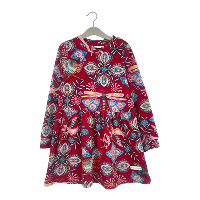 Reima samettiruusu dress, flowers | 122/128cm