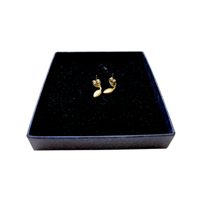 Kalevala Koru taimi earrings, bronze