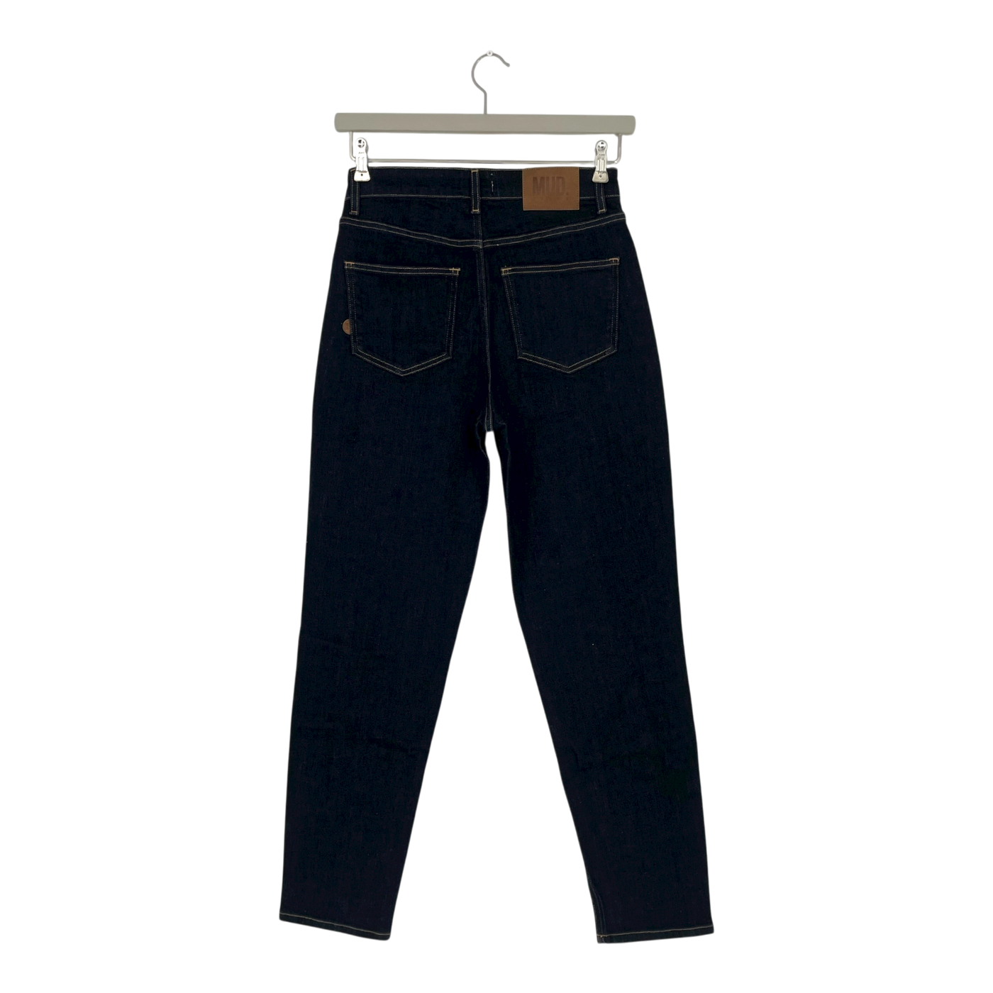 Mud Jeans mams high tapered jeans, dark denim blue | woman 27/34