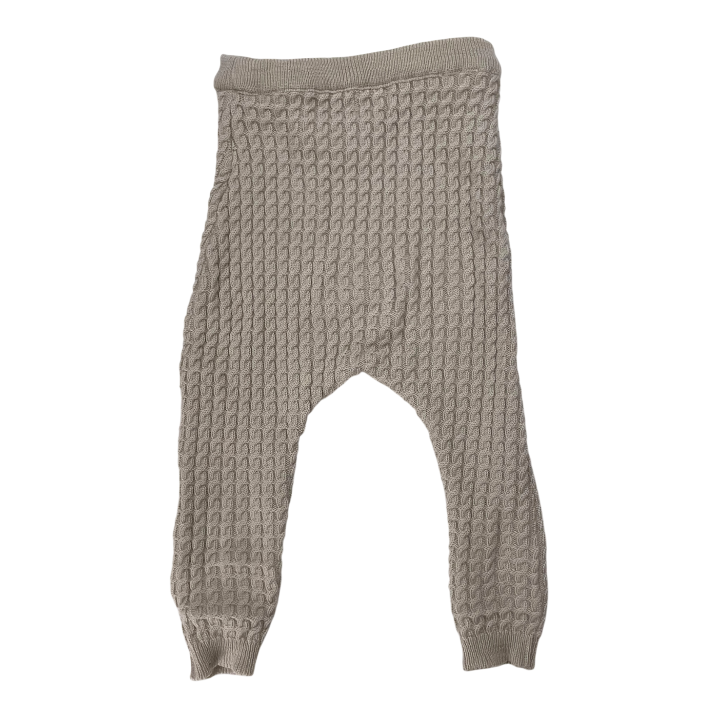 Gugguu knit merino pants, wheat | 74/80cm