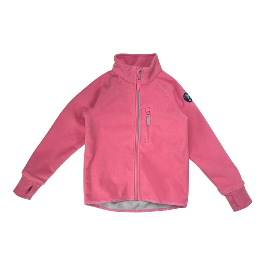 Polarn O. Pyret windfleece jacket, pink | 122cm