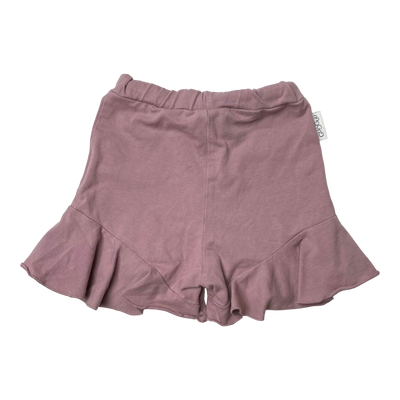 Gugguu frill shorts, plum | 92cm