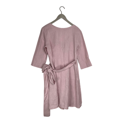 Nakoa linen wrap dress, rose | woman S