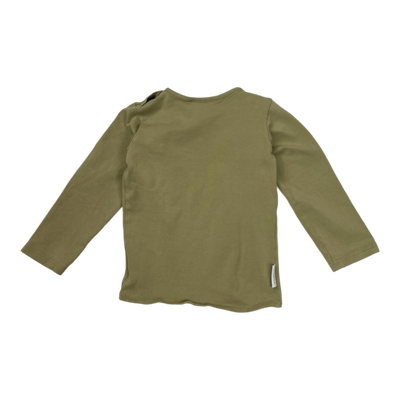 Gugguu shirt, olive green | 80cm