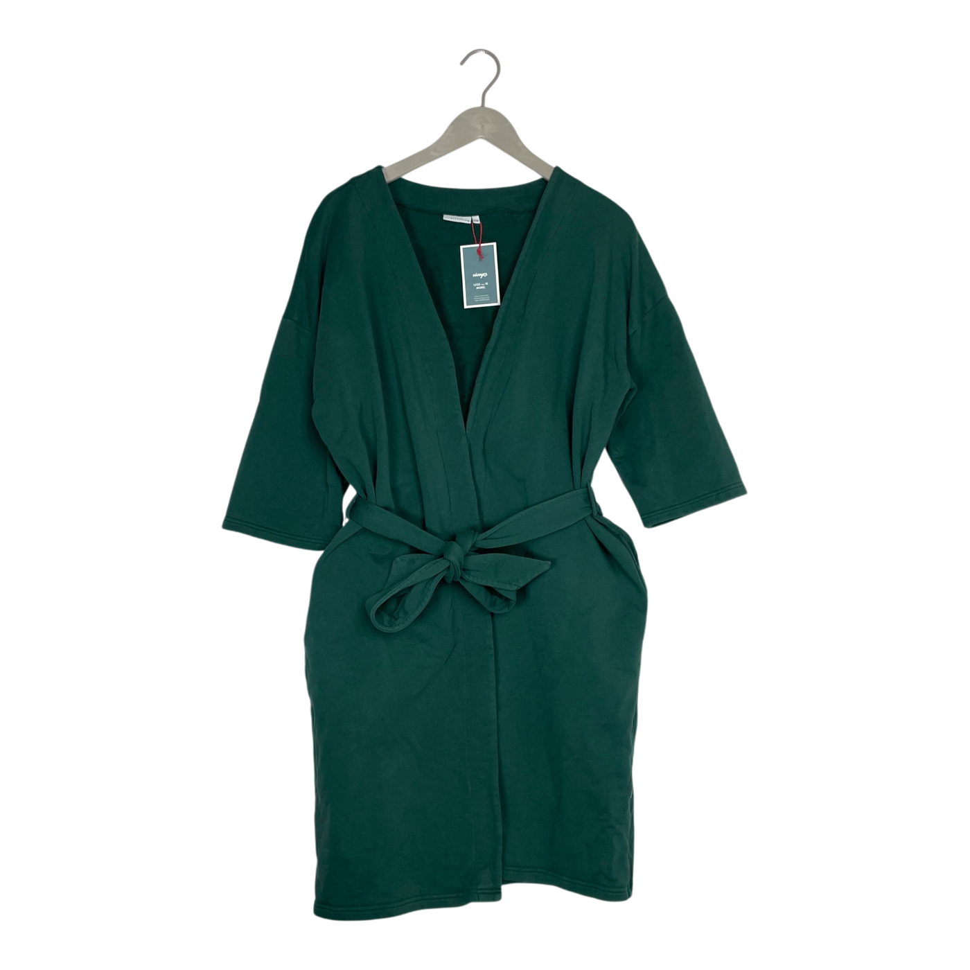 Riva Clothing sweat wrap kimono, hunter green | woman S/M