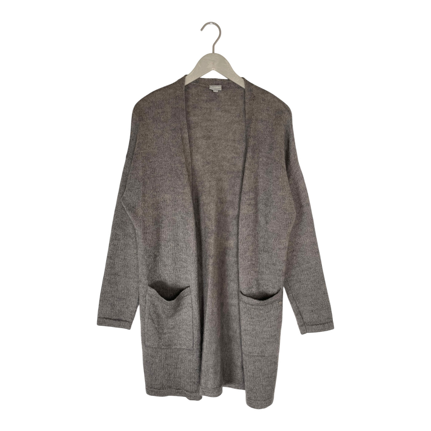 Hessnatur silk blend cardigan, grey | woman 36