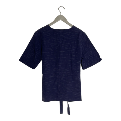 People Tree woven shirt, midnight blue | woman XL