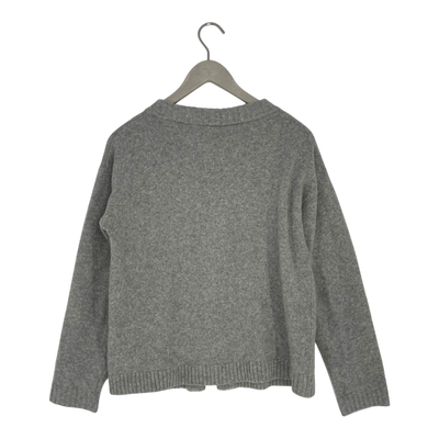 Papu merino wool cardigan, grey | woman XS/S