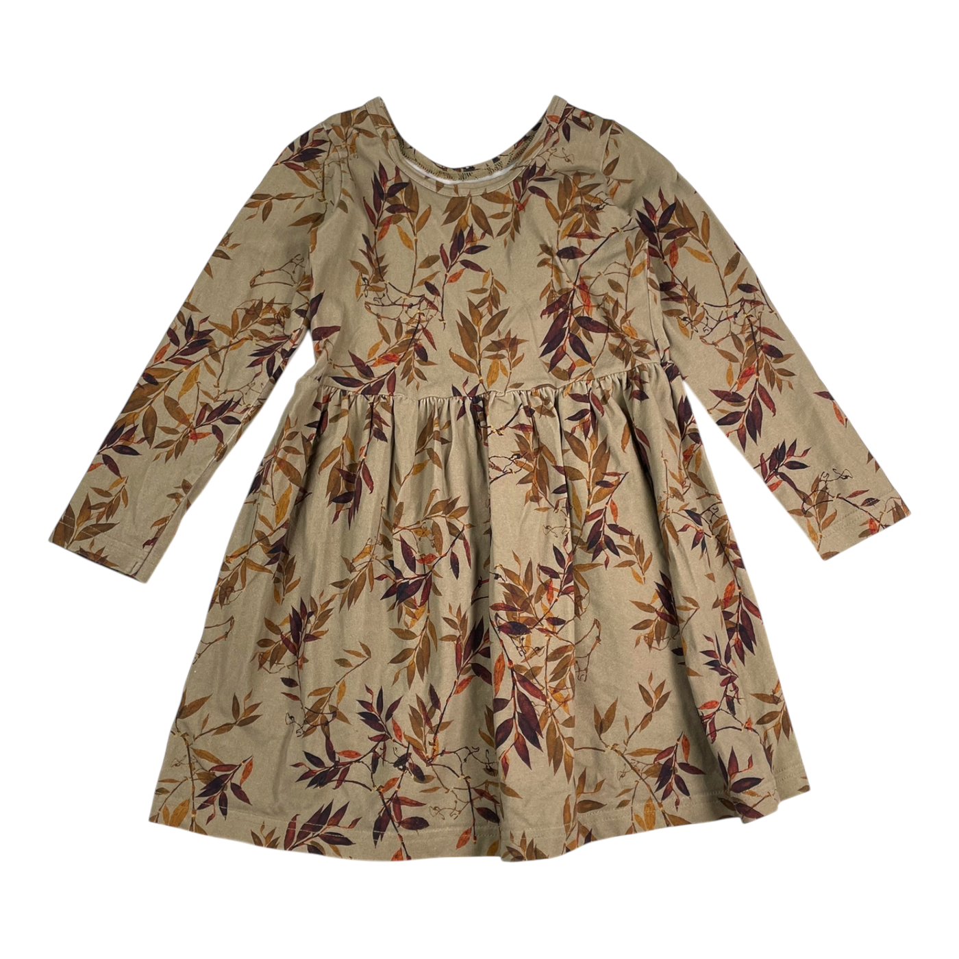 Kaiko dress, leaves | 98/104cm