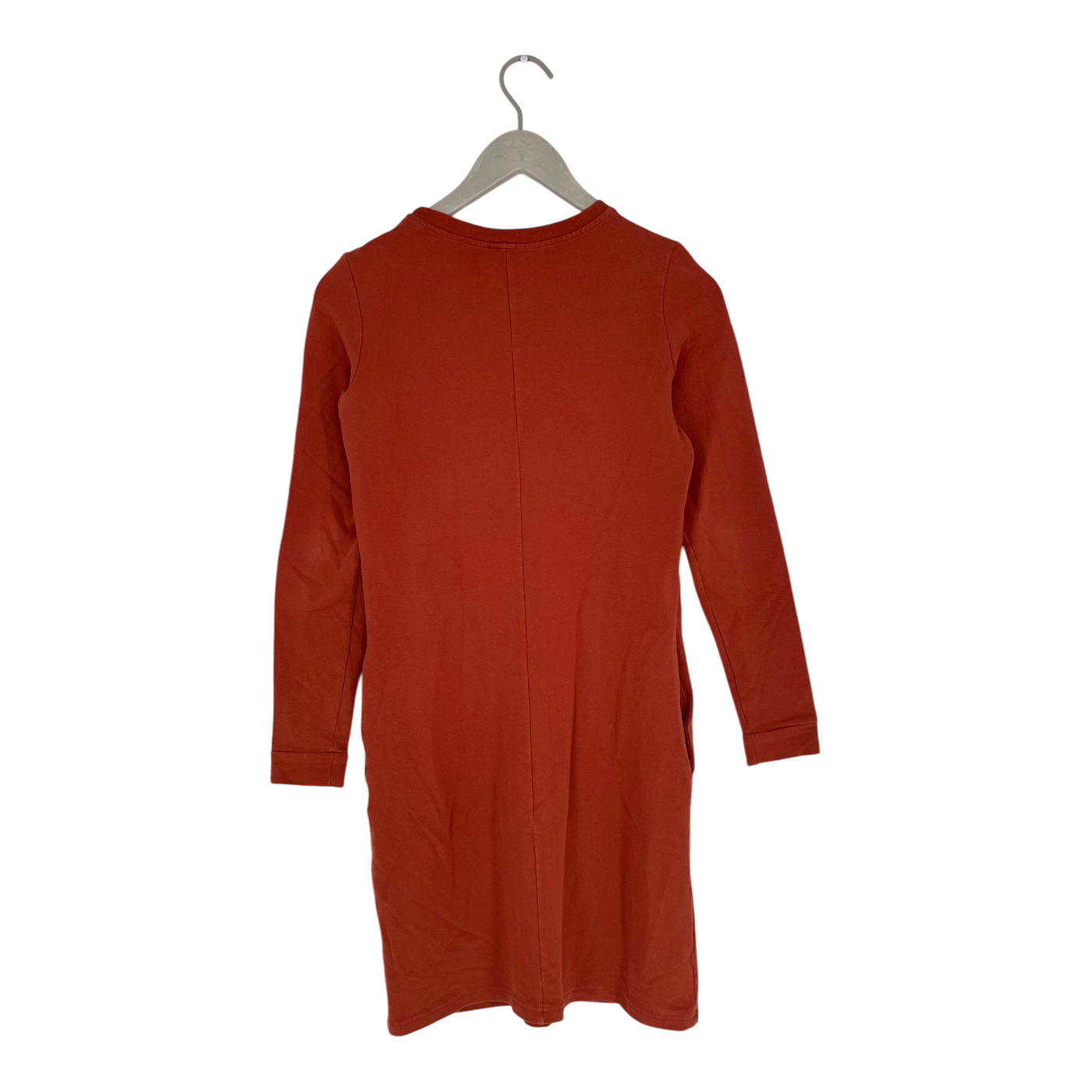 Kaiko ruffle sweat dress, rust | woman XS