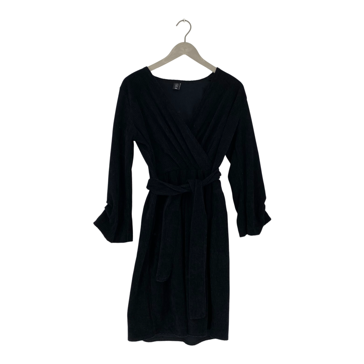 Yo Zen wrap dress, black | woman M/L