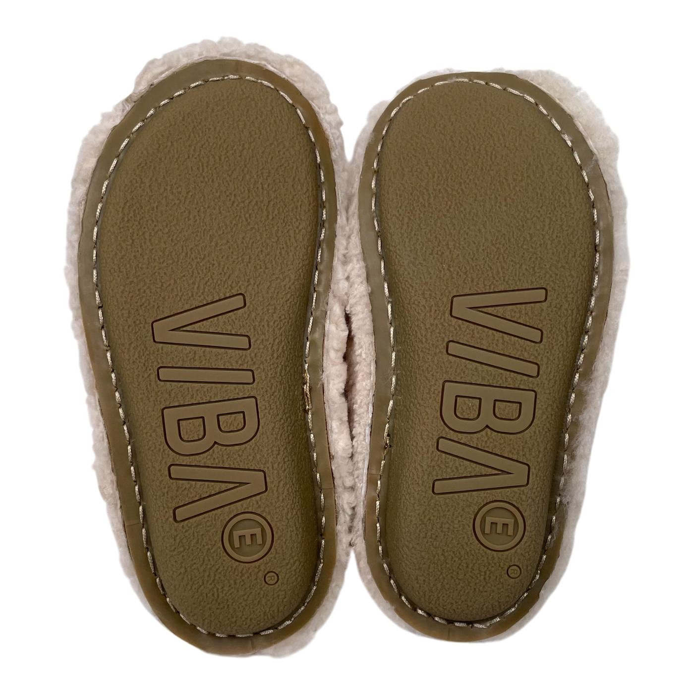 VIBAe Roma shearling slippers, natural white | 37